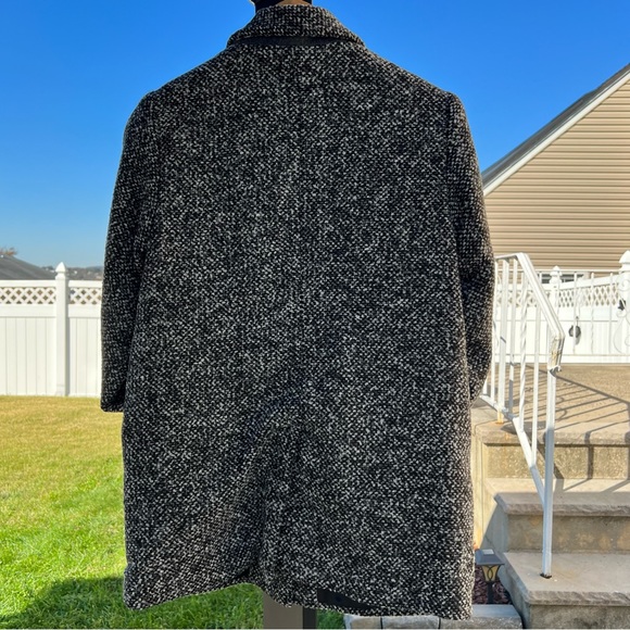 Abercrombie, tweed blazer coat, size small petite - Picture 2 of 12
